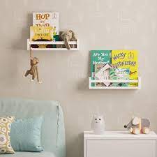 Wall Bookshelf For Kids Nursery Decor
