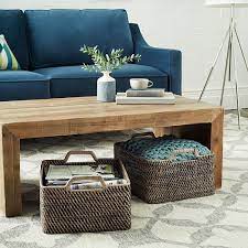 Wicker Baskets For Under Coffee Table
