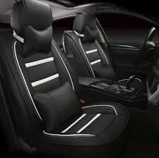 Car Personal Leather Seat Cover Black