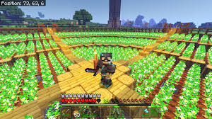 Right clicking on full grown crops will instantly add them to your inventory and replants crop. Finally Got Full Netherite Armor Today Had To Flex The Potato Farm Too Mcpe Farm Minecraft Armor Farm