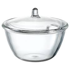 VINTERTICKA Sugar bowl, clear glass - IKEA