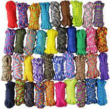 Paracord braids paracord knots 550 paracord paracord bracelets paracord ideas how to braid paracord paracord keychain paracord weaves how to braid rope paracord braid | diy 4 strand paracord braid with core and buckle learn how to tie a 4 strand paracord braid with a core and buckle. Amazon Com Uooom 10 Pcs Color Paracord Bracelet Rope Parachute Cord Outdoor Survival Rope Set Diy Manual Braiding 10 Feet Colorful X 10 Pcs Sports Outdoors