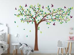 Blowing Tree Wall Decal Largetree Decal