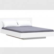 Non Storage Floating Bed White