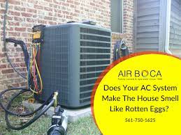 ac system smell like rotten eggs