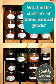 Shelf Life Of Home Canned Goods