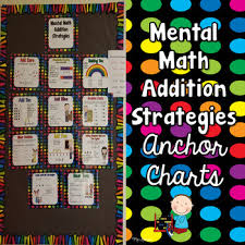 Mental Math Addition Strategies Anchor Charts