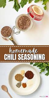 homemade chili seasoning recipe