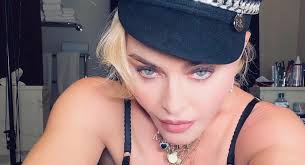 Madonna's face, then and now: Madonna Shares Sexy Selfies While Posing In Black Lace Lingerie 247 News Around The World