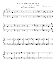 Clé de Sol clé de Fa 1 - piano tutorial