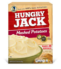 Mashed Potatoes Hungry Jack Potatoes