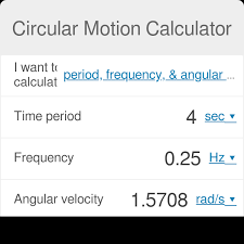 Circular Motion Calculator
