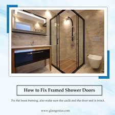 how to fix a leaking gl shower door