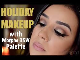 morphe 35w palette holiday makeup you
