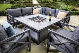 Antigua Casual Dining Firepit Set