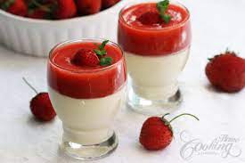 strawberry panna cotta recipe with
