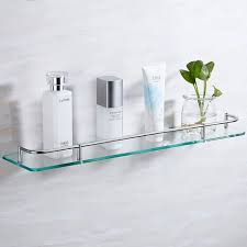 Wall Mounted Glass Shower Storage Caddy