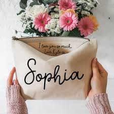 personalised makeup bags cases