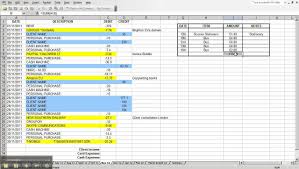 Small Business Income And Expenses Spreadsheet Template Basic With