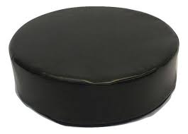 Vinyl Black Pvc Round Cushion Faom