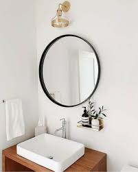 27 Beautiful Black Bathroom Mirrors