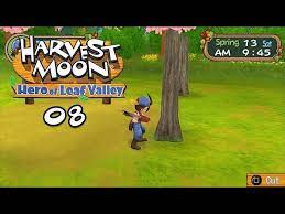 play harvest moon hero of leaf valley