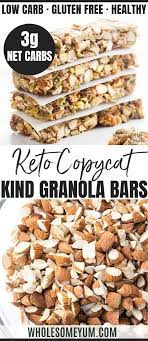 Now this, my friend, is a. Best Sugar Free Keto Low Carb Granola Bars Recipe Wholesome Yum
