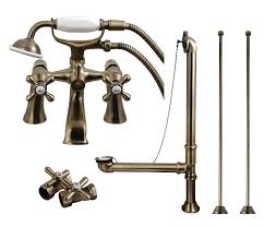 Kingston brass kb918al english country. Kingston Brass Cck268ab Vintage Deck Mount Clawfoot Tub Faucet Package Antique Brass