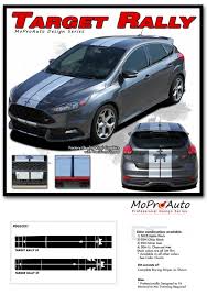 2015 2016 2017 2018 Ford Focus Racing Stripes Target Rally Decals Vinyl Graphics Kit