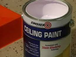 how to apply zinsser ceiling paint and