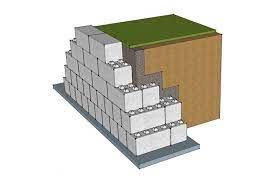 Concrete Interlocking Block Retaining