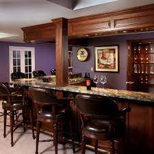 Finished Basement Bar And Home Office