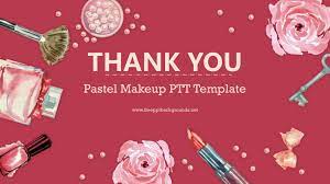 pastel makeup powerpoint templates