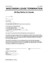 free wisconsin eviction notice forms