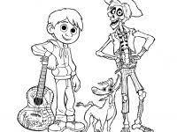 Has been added to your cart. Miguel And Dante From Disney Movie Pixar Coco Coloring Pages To Print For Kids Pictures Ecolorings Info