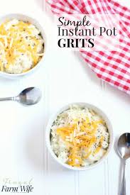 simple instant pot grits recipe the