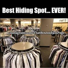 Childhood Memories From the 60s 70s 80s and 90s - Who else hid in clothing racks while out shopping with your parents back in the day? #70s #1970s #80s #1980s #90s #1990s #