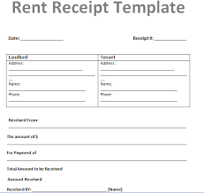Professional Rent Bill Template Samples Duyudu