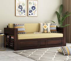 Buy Feltro Sheesham Wood Sofa Bed With