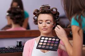 how do you set up a makeup studio blush