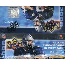 Upper deck football cards were first produced in 1990, after the upper deck company obtained a license from the national football league. 2009 Upper Deck Football 24ct Retail Box Steel City Collectibles
