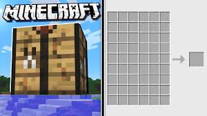 However, if you are in creative mode, this does not work. How To Craft A Working Giant Crafting Table In Minecraft Youtube
