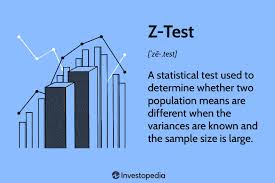 z test definition its uses in