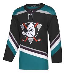 Adidas Anaheim Ducks Nhl Mens Climalite Authentic Alternate Hockey Jersey