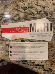 Turkey meatloaf microwave heating instructions. Costco Mahi Mahi Directions Cooking Instructions Cooking Gf Recipes