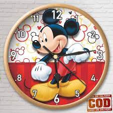 Jual Jam Dinding Karakter Mickey Mouse