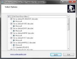 Once you download the file, the smart installer will launch and automatically adapt to your version of windows. Win7dsfiltertweaker 6 3 Free Download Videohelp