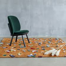 vibrant confetti pattern of chaos rug