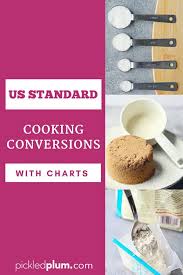Cooking Conversions And Charts Pickled Plum Food And Drinks