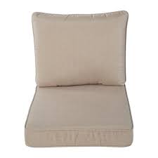 2 piece outdoor lounge chair cushion